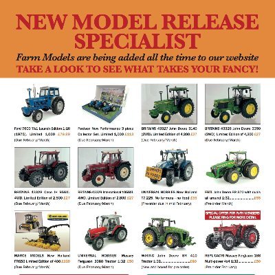 Selling Farm and Diecast models