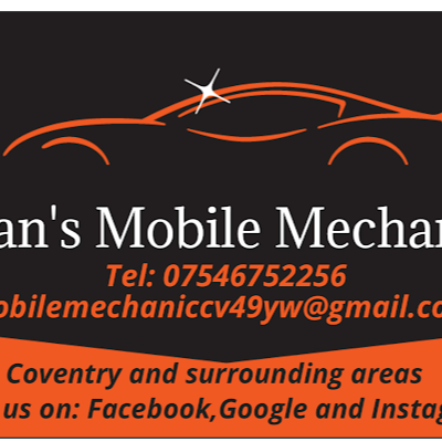 Brian's mobile mechanics coventry west midlands UK all your car's needs see us on Facebook, Google