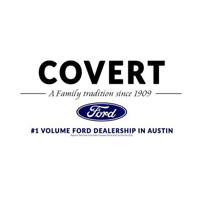 Official Page Covert Ford. A family tradition since 1909. #1 Volume Ford Dealership in Austin, Texas!
 #ford #atx #covert