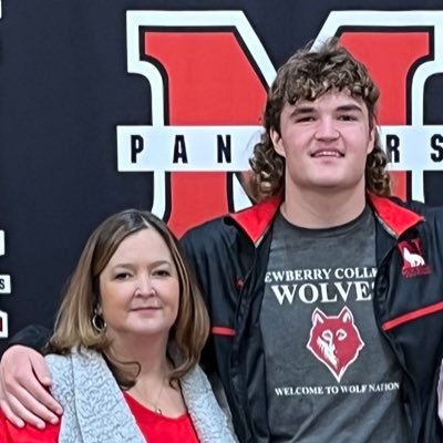Proud mom of Scott Wallace - signed Newberry College. (MHS ‘22 OL /DL #56)