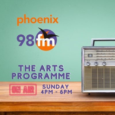 A regular weekly arts magazine programme on PhoenixFM Radio each Sunday 4-6pm 98.0FM and online