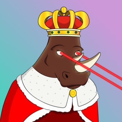 RoyalRhinos's profile picture. 777 Rhinos 🦏 15+ #Solana donated to charity so far. Doubles as WL for @CryptoHeroLab - Live on Magic Eden - https://t.co/lqHfsde4Oj