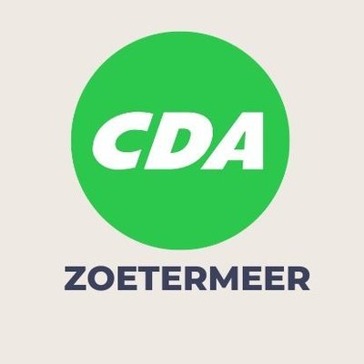 CDA Zoetermeer is een actieve lokale afdeling van CDA.  De afdeling: gericht bestuur, wethouder, enthousiaste fractie in de gemeenteraad en vele actieve leden.
