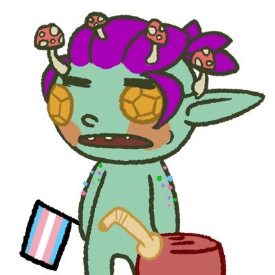 happylauf's profile picture. • Co-host of @spellslotspod • Queer Writer of Queer Things • Mushroom Enthusiast • your favorite chaotic bisexual🌈• she/they • #bogwitchaesthetic #pathfinderGM