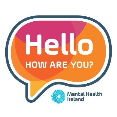 Mental Health Ireland's Hello, How Are You? Campaign aims to tackle the lack of connection people experience this March 30th 🧡