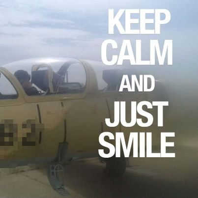 Keep calm and just smile