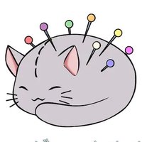 Pincushion Cat Plushies(@pincatplushies) 's Twitter Profile Photo