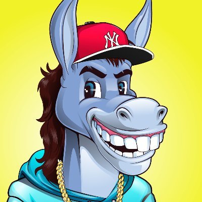 Mega #NFT project featuring the dopest donkeys in the #metaverse. Project launch in progress. This #NFTCommunity is going to be huge! Watch for free #NFTs.