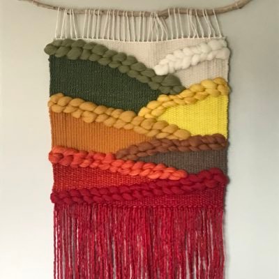 I discovered my love for weaving and decided to start my own tapestry weaving business!!
