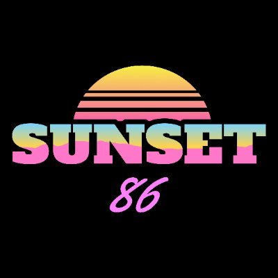 Sunset 86 is a Retrowave and 80s inspired clothing and stationary brand based in the United Kingdom.
