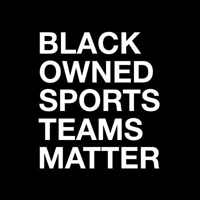 Supporting efforts to increase the ownership numbers of underrepresented Black Owned Sports Teams across the Professional Sports League Industries