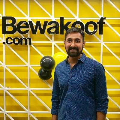 Founder and CEO at Bewakoof® | The Cat with 9 Lives | Angel Investor | I write about Startups, Branding, Health and Life