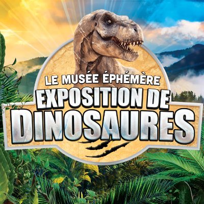 Le Musée Ephémère, la plus belle exposition itinérante d'Europe consacrée à la Préhistoire arrive en France avec ses incroyables dinosaures géants robotisés...