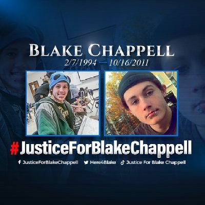 At 17 Blake Chappell was murdered in 2011.  Over a decade an Blake's mom Melissa still has no justice for her son.  Plz join us as we get justice for Blake!