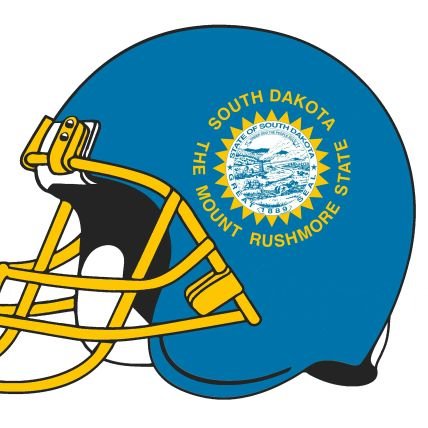 South Dakota Football Helmets