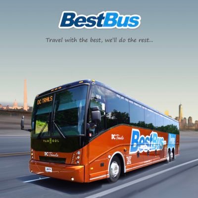 The BestBus is the best luxury bus between NYC, DC, VA and Delaware. Free Wifi, water and outlets to keep you working!