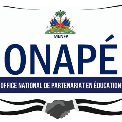 Compte Officiel de l'Office National de Partenariat en Éducation (ONAPÉ). Organisme autonome à caractère administratif et culturel sous la tutelle du MENFP.