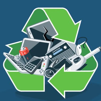 We want to stop e-waste from filling up landfills and polluting our enviornment. #StopEwaste