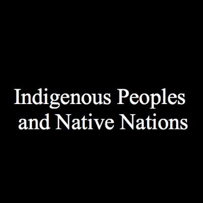 The Twitter account of the Indigenous Peoples and Native Nations Section of the American Sociological Association.