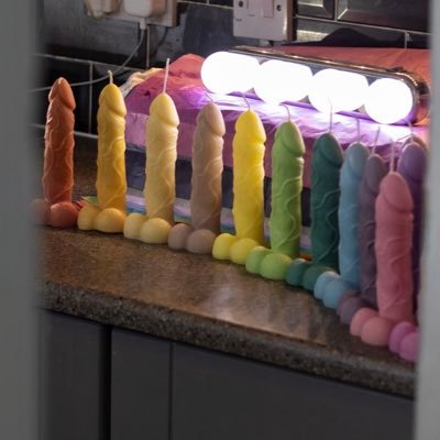 Home made novelty candles 🍆🎁             Shop Now : https://t.co/0nuzfX0Xve