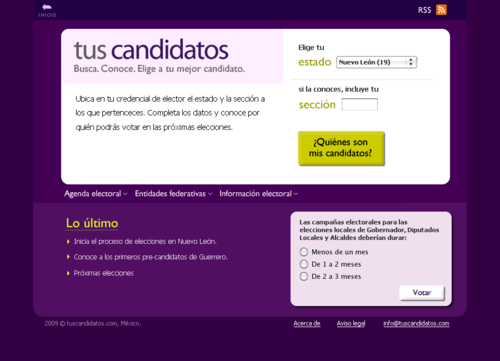 Busca. Conoce. Elige a tus Candidatos