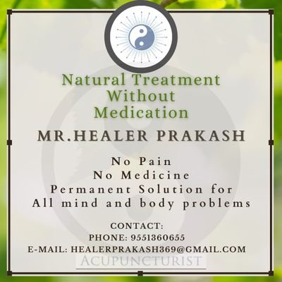 For All Mind And Body Illnesses
•Unique way of diagnosis(No scan,xray,blood test reports)
•Best counselings and understandings
•Treatment without Medications