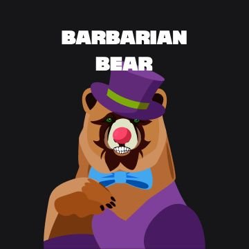 The Barbarian Bear is an exclusive and limited collection we started in honour of one of the most barbarian animal: the Bears. 🐻