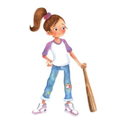 An empowering new book for girls who play baseball. Author: @ByJasonKlein (Order Today!) #Inclusion #Confidence #DoWhatYouLove #BeYou #YesPepperBook 👧⚾️