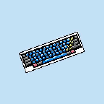 KEEBNFT's profile picture. low resolution pixel but make it keyboards