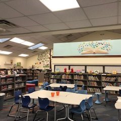 Elementary library in Round Rock ISD...We are all about kids and caputuring their hearts and minds