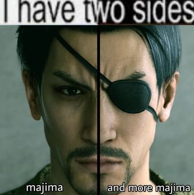 no longer majima
I'm kiryu now