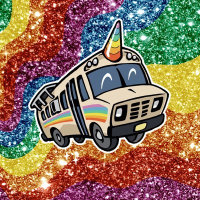 Welcome to our Glitter Twitter! Riding famed unicorn Glinda the Good Bus into the glistening glowing metaverse to collect all the sparkle - in crypto and IRL!