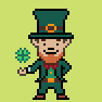 A collection of 4777 Leprechauns working on the Ethereum Blockchain