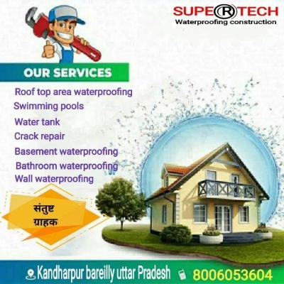 SupertechWater2's profile picture. Waterproofing company
We are waterproofing expert
We provide waterproofing Sulotion Resi/Commercial/industrial