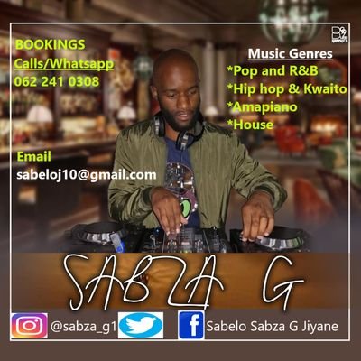 Sabza G🇿🇦
A creative DJ/VJ/CONTENT PRODUCER from South Africa