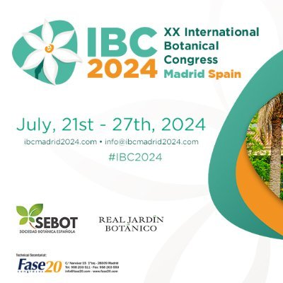 XX Congreso Internacional de Botánica 2024 
#IBC2024