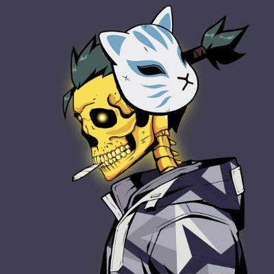 Delirium75000's profile picture. noob lost.
NFT : https://t.co/pip4H3LzAx
#skullzuki #skullzukiape #sacredskull #weblend