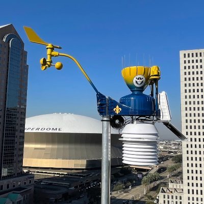 Providing real-time weather data for New Orleans City Hall in the Central Business District and surrounding communities.