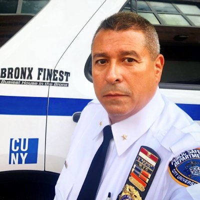 Chief Arnaldo Bernabe, Commanding Officer. The official Twitter of CUNY Public Safety Department at Hostos Community College.
