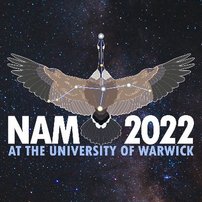 Official account for the @RoyalAstroSoc National Astronomy Meeting 2022, held @warwickuni, hosted by @warwickastro @warwickcfsa ⭐ 11-15 July ⭐ Hybrid Conference