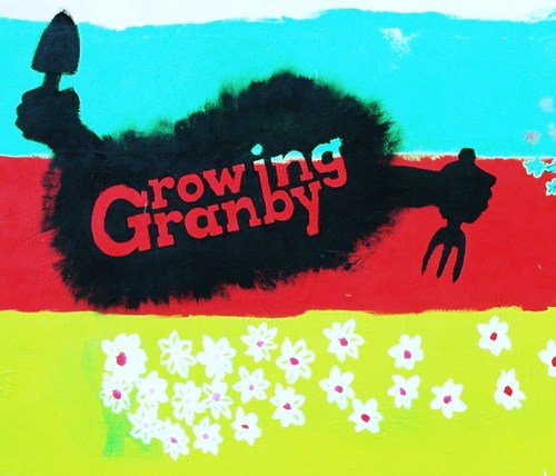 Growing flowers and vegetables by the community to learn about the area, nature and each other.