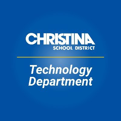 Christina School District Technology Department. #ChristinaStrong @ChristinaK12