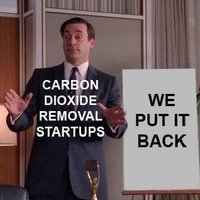 Carbon Removal Memes for Climate Restorative Teens(@CO2RemovalMemes) 's Twitter Profile Photo