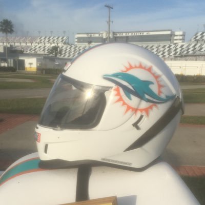 sidecar racer, dolphins fan