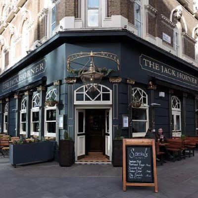 The Jack Horner, situated on Tottenham Court Road, is a sophisticated pub with a warm and friendly welcome