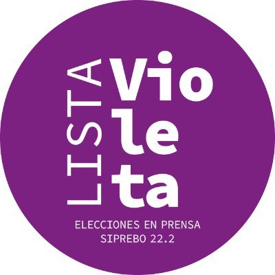 Somos la Lista Violeta Unidad y Renovación 
En el Sindicato de Prensa Bonaerense