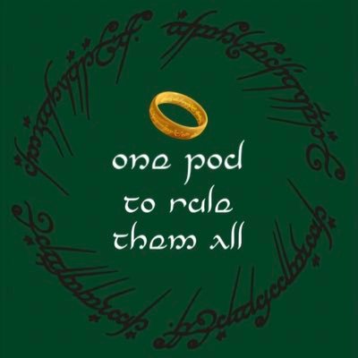 One Pod To Rule Them All, and in the Darkness gain your viewership #LOTR #LOTRonPrime #Tolkien
