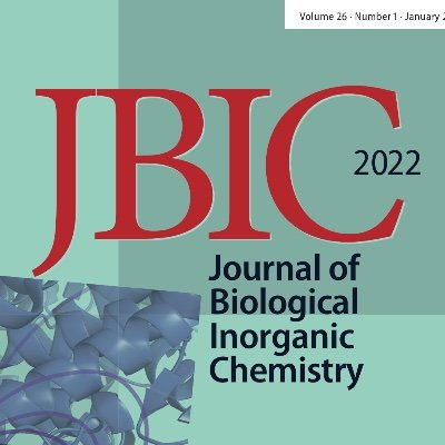 JBIC, official publication of SBIC (Society of Biological Inorganic Chemistry), published by Springer Nature. IF = 3.9 (2021). Chief Editor: Nils Metzler-Nolte.