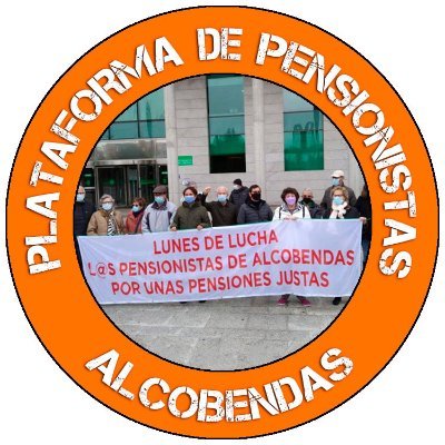 Pens_Alcobendas's profile picture. Plataforma de Pensionistas de Alcobendas. Todos los lunes a mediodía reunidos para defender las pensiones.