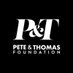 Pete and Thomas Foundation (@petethomasfdn) Twitter profile photo Pete and Thomas Foundation (@petethomasfdn) Twitter profile photo